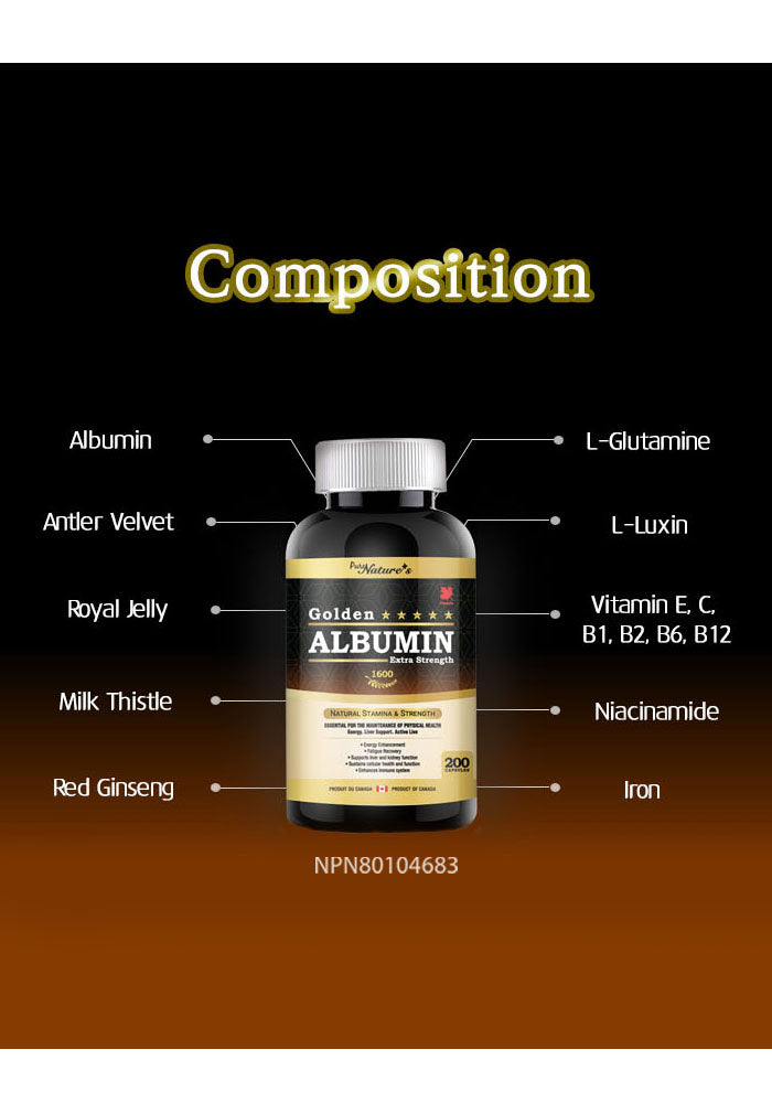 
                  
                    Golden Albumin | Extra Strength | High Protein
                  
                