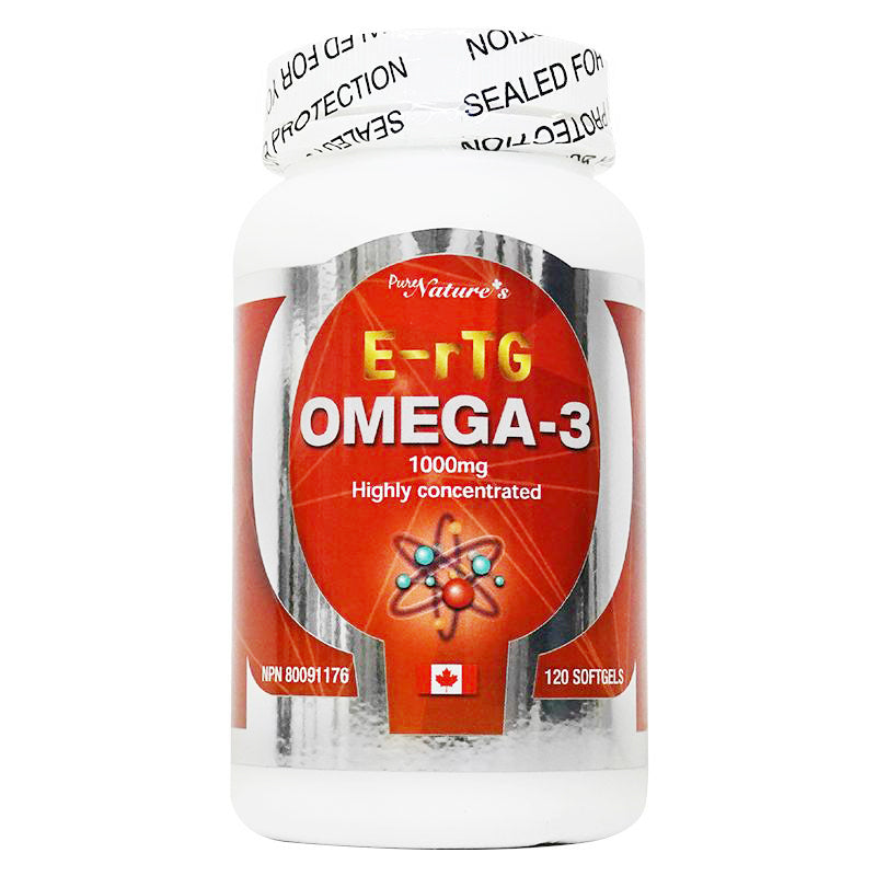 E-rTG Omega 3 | Fish oil | 1000mg - PNC Pure Natures Canada
