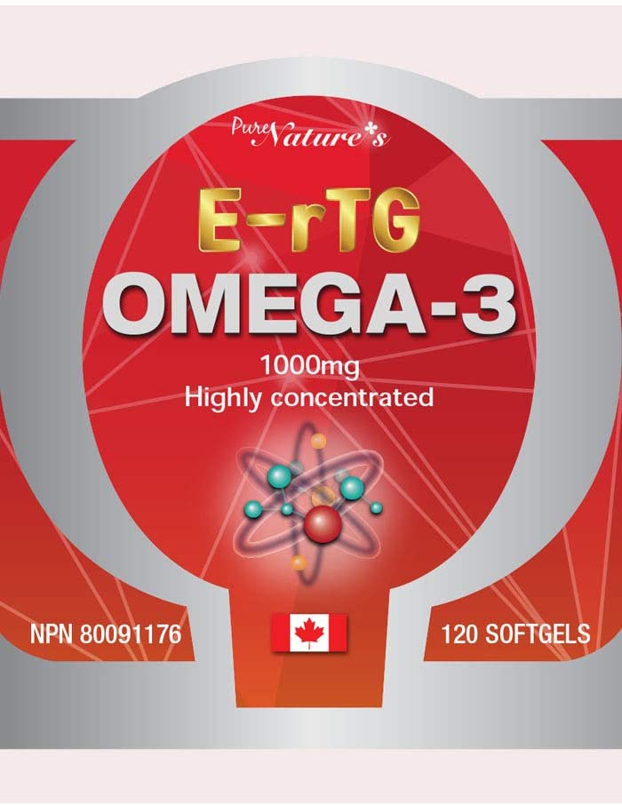 
                  
                    E-rTG Omega 3 | Fish oil | 1000mg - PNC Pure Natures Canada
                  
                