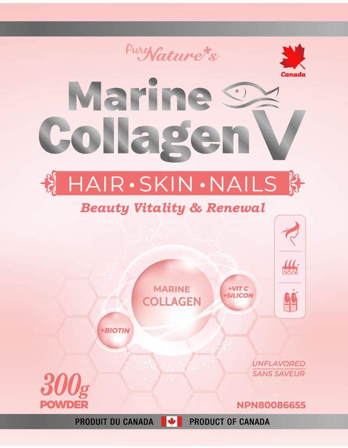 
                  
                    Marine Collagen V | Healthy Beauty | 300g - PNC Pure Natures Canada
                  
                