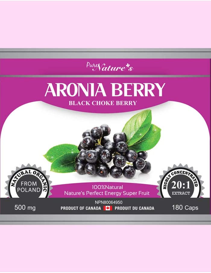 
                  
                    Aronia Berry | x20 | 500mg - PNC Pure Natures Canada
                  
                