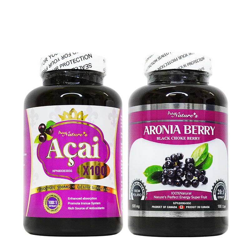 Aronia Berry + Acai Berry [EYE HEALTH] - PNC Pure Natures Canada