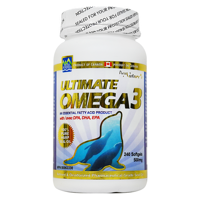 Ultimate Omega 3 | Seal Oil | 500mg - PNC Pure Natures Canada
