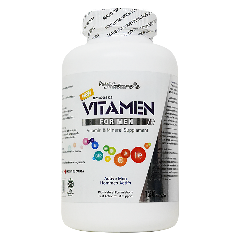 Vitamen | Multivitamin for men - PNC Pure Natures Canada